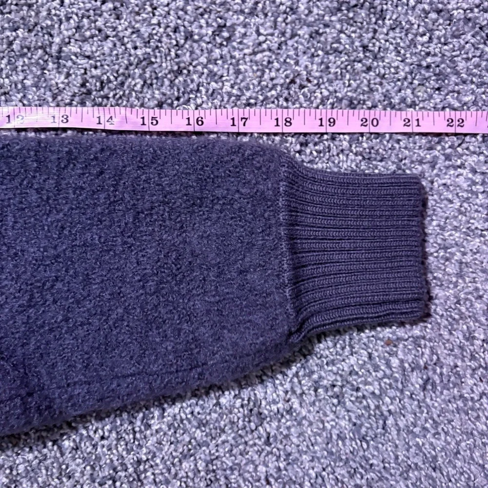 The North Face Quarter Zip‎ Sweater Mens XL Grey 100% Wool Vintage Gorpcore